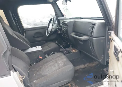 2003 Jeep Wrangler X z USA, uszkodzony, nr VIN 1J4FA39S63P348565